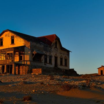 Verfallenes Haus des Bürgermeisters von Kolmannskuppe