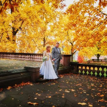 Hochzeit im Herbst
